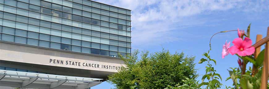 Penn State Cancer Institute main entrance